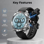 VeloSync™ — Seamlessly Power Your Day with Music, Calls, and Fitness in One Wristwear