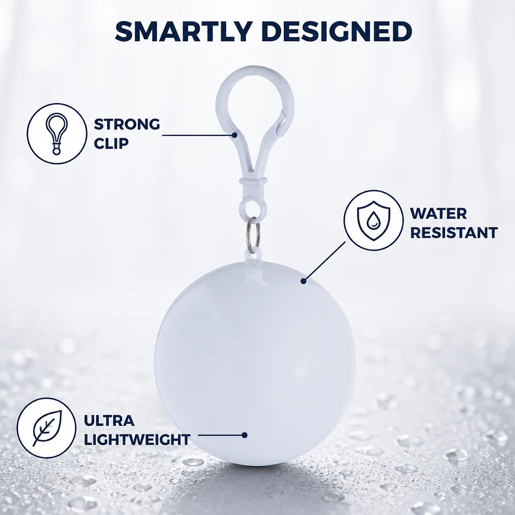 RainOrb™ — Pocket-Sized Rain Armor That Keeps You Confidently Dry Instantly