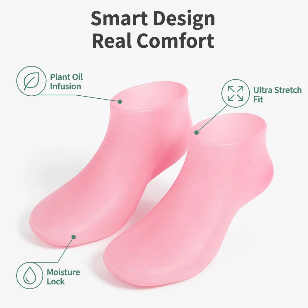 PediSilk™ — Unlock All-Day Softness and Say Goodbye to Cracked Feet Forever