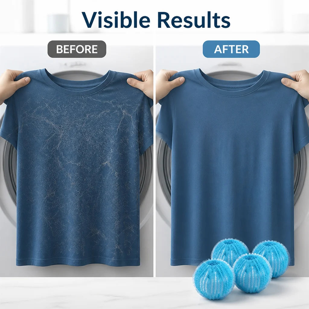 VelvetScrub™ Laundry Balls — Say Goodbye to Stubborn Pet Hair and Hello to Fresh, Flawless Clothes Every Wash