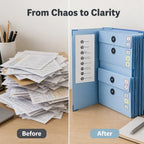 FolioBin™ — Conquer Clutter and Enjoy the Calm of Perfectly Organized Papers