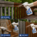 TimberSatin™ Wood Radiance Spray — Bring Dull, Weathered Wood Back to Stunning, Sun-Protected Life