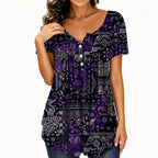 Lunessa™ V-Neck Top — Breeze Through Your Day in Effortless Cool Confidence