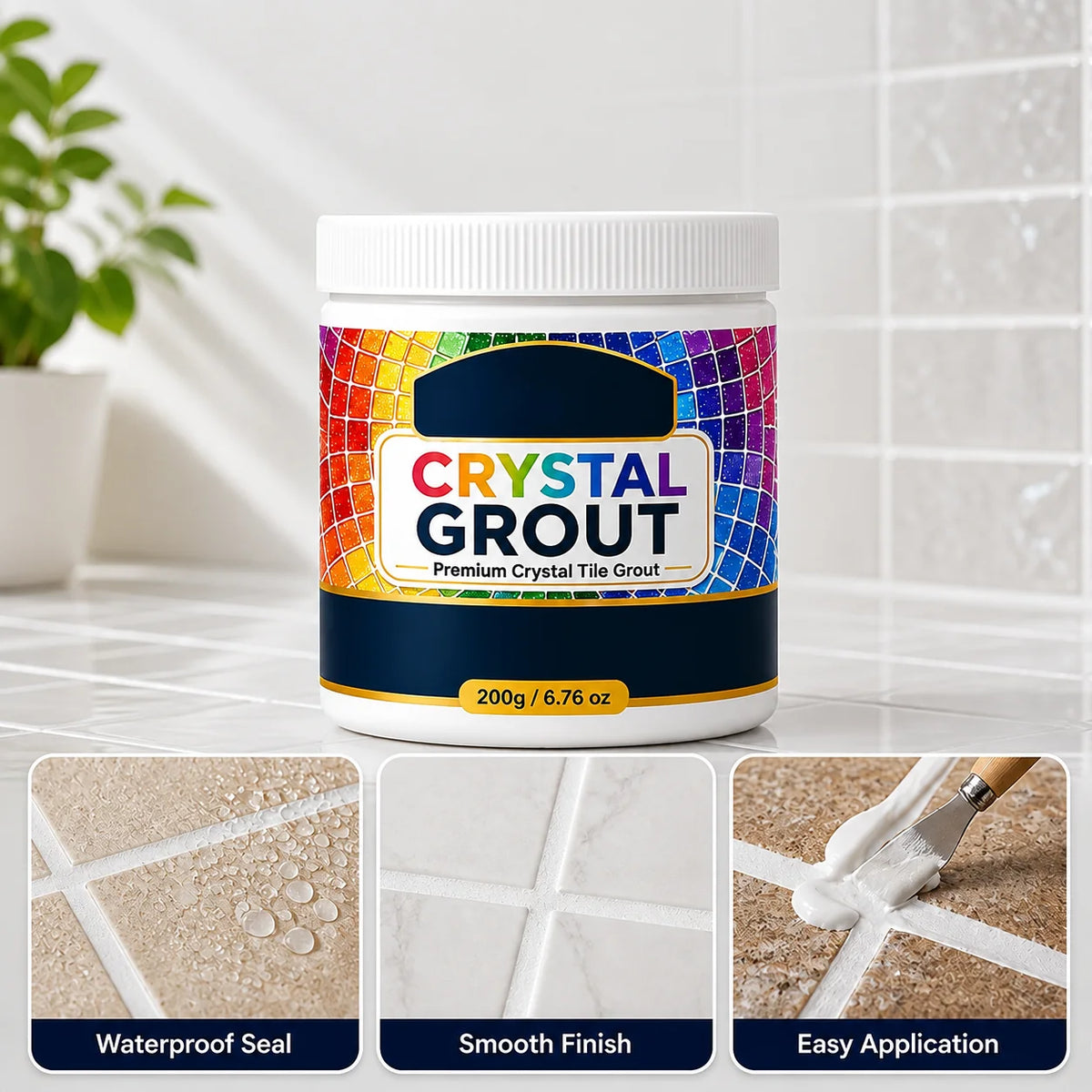 SealCrest™ Tile Grout — Protect and Restore Your Tiles with a Waterproof, Mold-Resistant Shield That Lasts