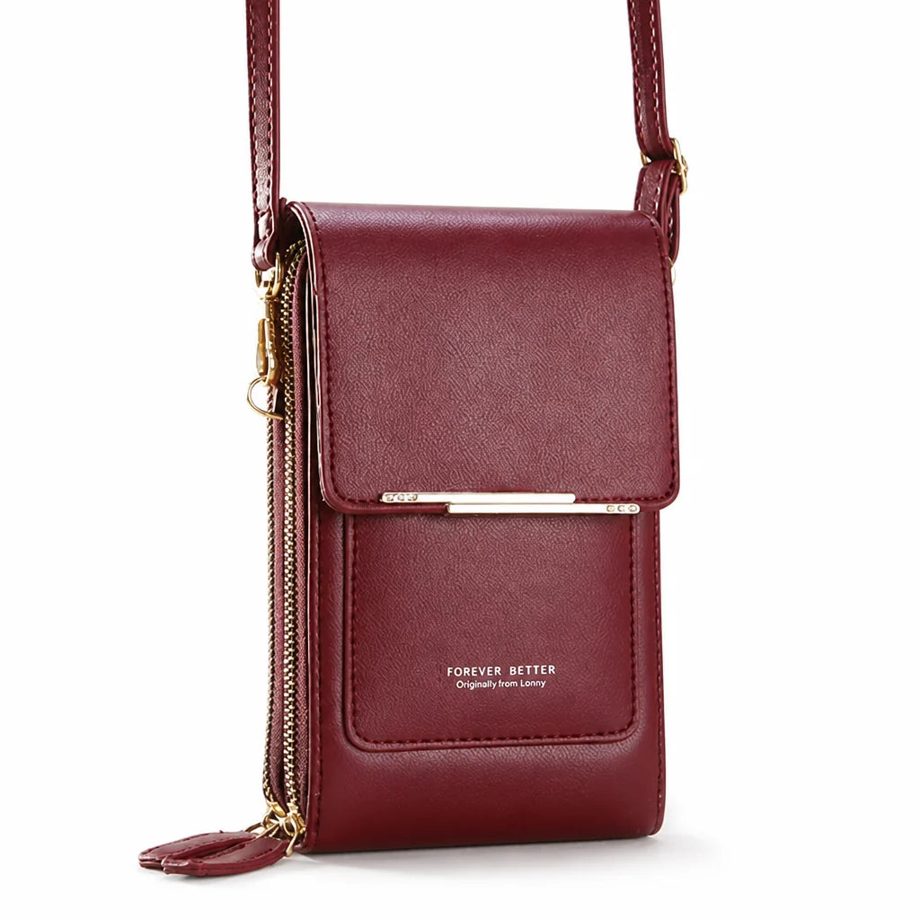 ScreenCaddy™ Touchscreen Crossbody Wallet — Stay Effortlessly Connected and Secure Wherever Life Moves You