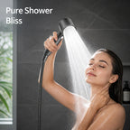 FlowSwitch™ 4-Mode Shower Head — high-pressure handheld shower head with multiple spray modes