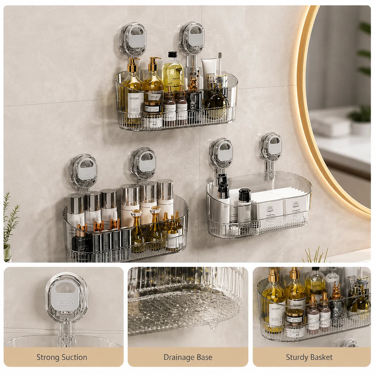 BathDock™ — Instantly Clear Chaos and Enjoy a Spotless, Stress-Free Bathroom