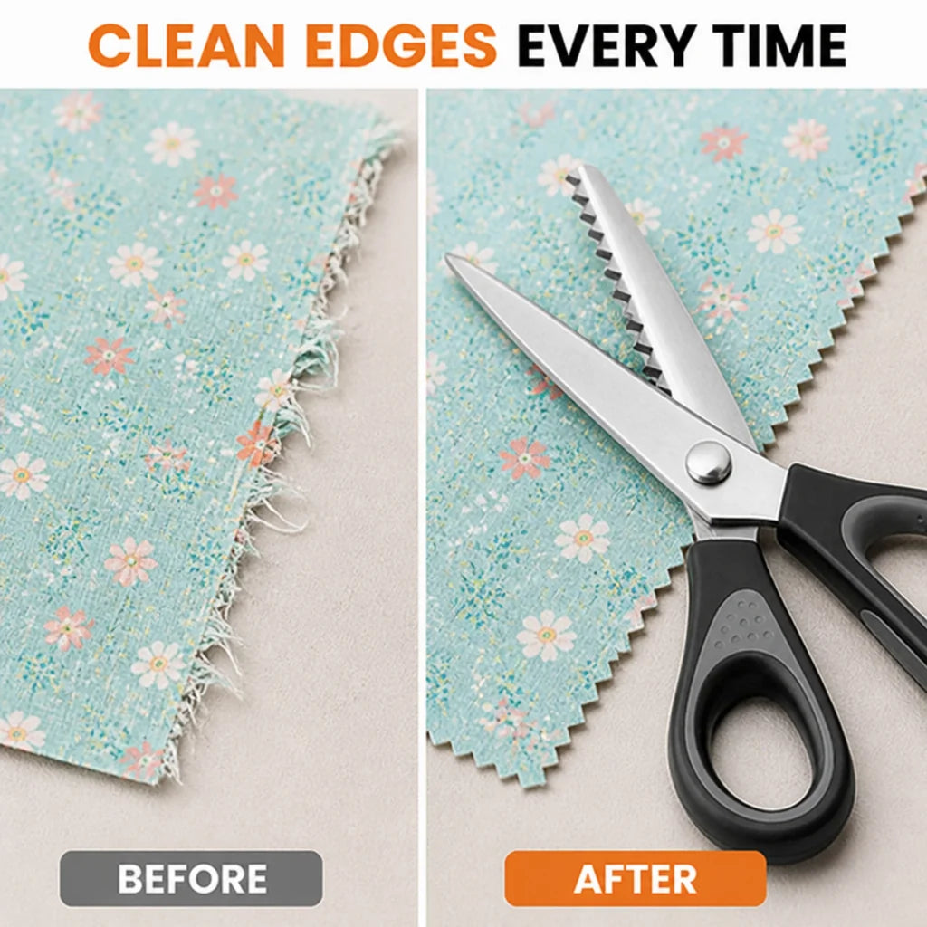 EdgeRipple™ Shears — Give Fabric and Paper a Beautiful Wavy Finish