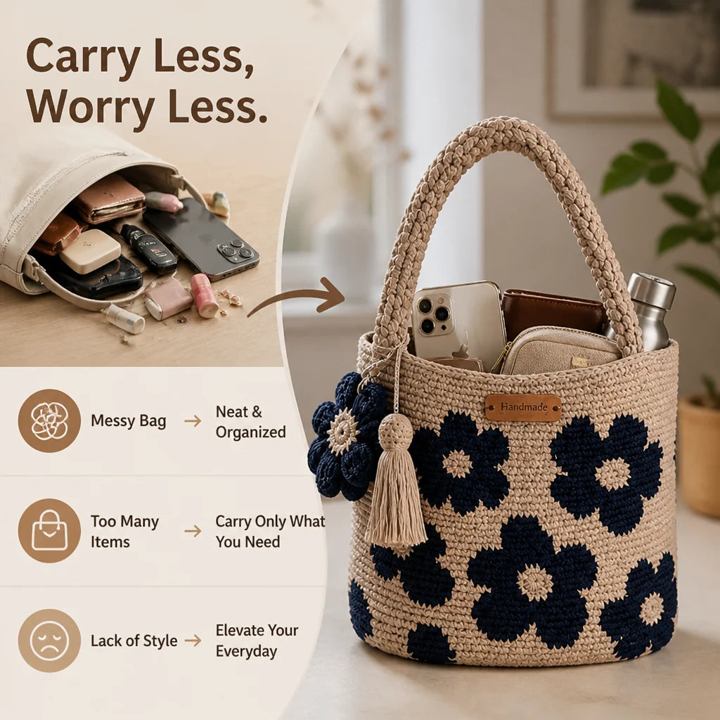 CinchBloom™ Bucket Bag — Handmade Elegance That Commands Attention Everywhere You Go