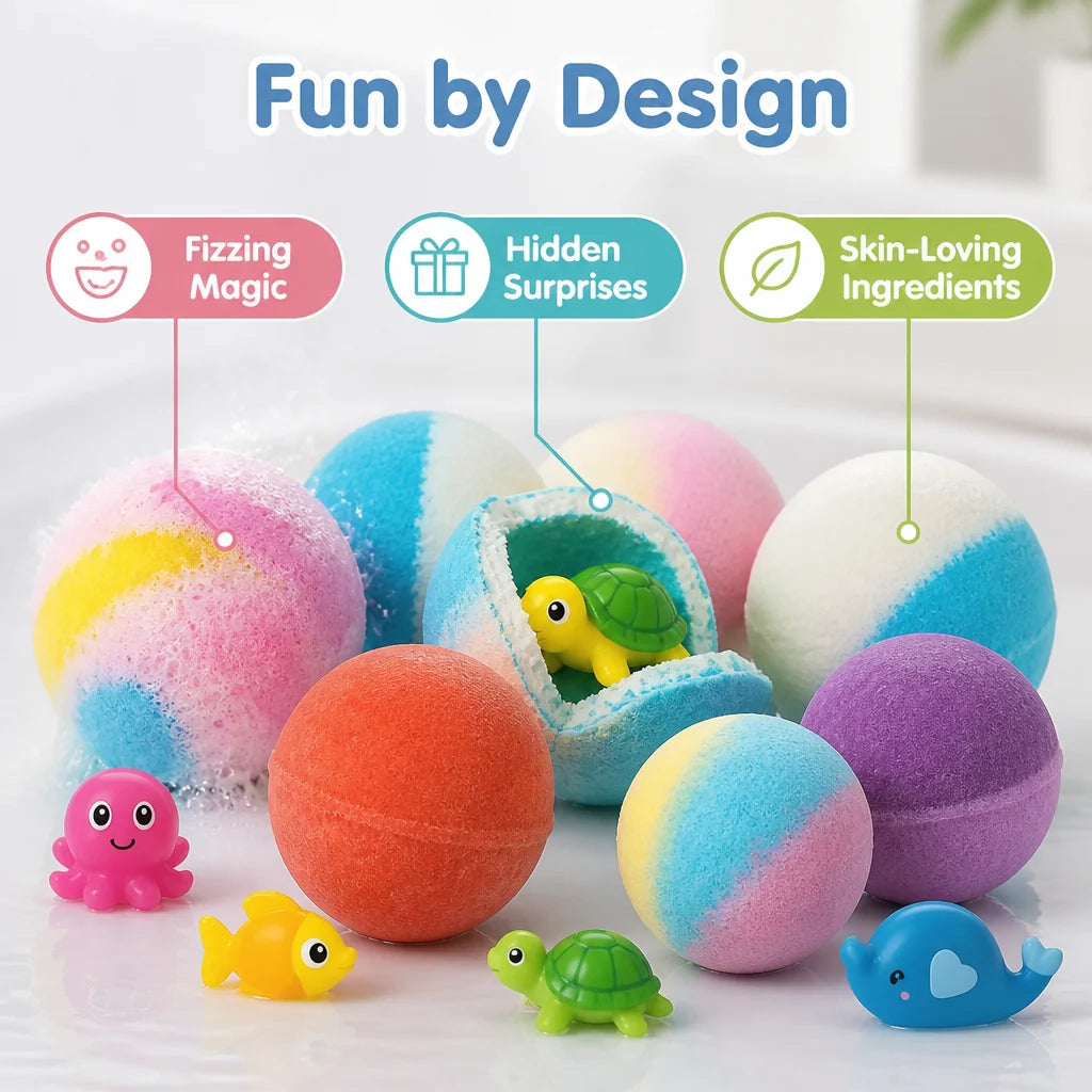 BubblyOrbit™ — 6pcs Transform Bath Time into a Magical Escape That Refreshes Your Skin and Sparks Pure Joy