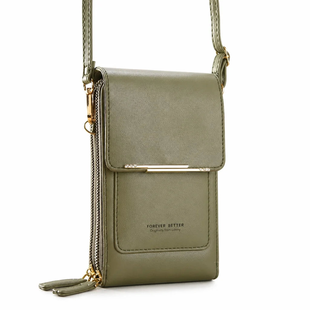 Velevra™ Touchscreen Crossbody Wallet — Stay Effortlessly Connected and Secure Wherever Life Moves You