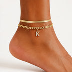 Velmora™ Gold Initial Anklets — Wear Your Unique Story with Effortless Grace