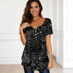 Lunessa™ V-Neck Top — Breeze Through Your Day in Effortless Cool Confidence
