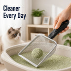 PurePaws™ Metal Mesh Scoop — Scoop Faster, Stress Less, Enjoy Every Moment