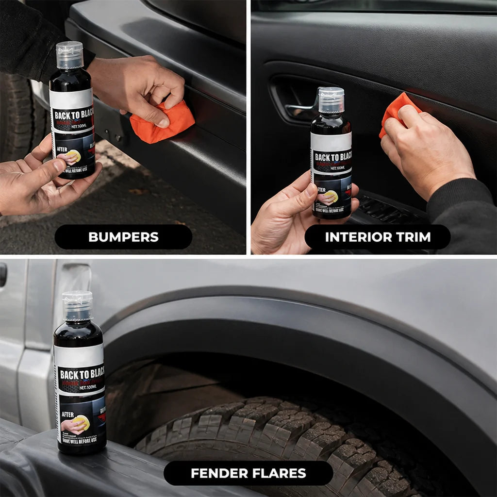 TrimForge™ Black Trim Restorer — Instantly Restore Bold, Showroom-Ready Black Trim That Demands Attention