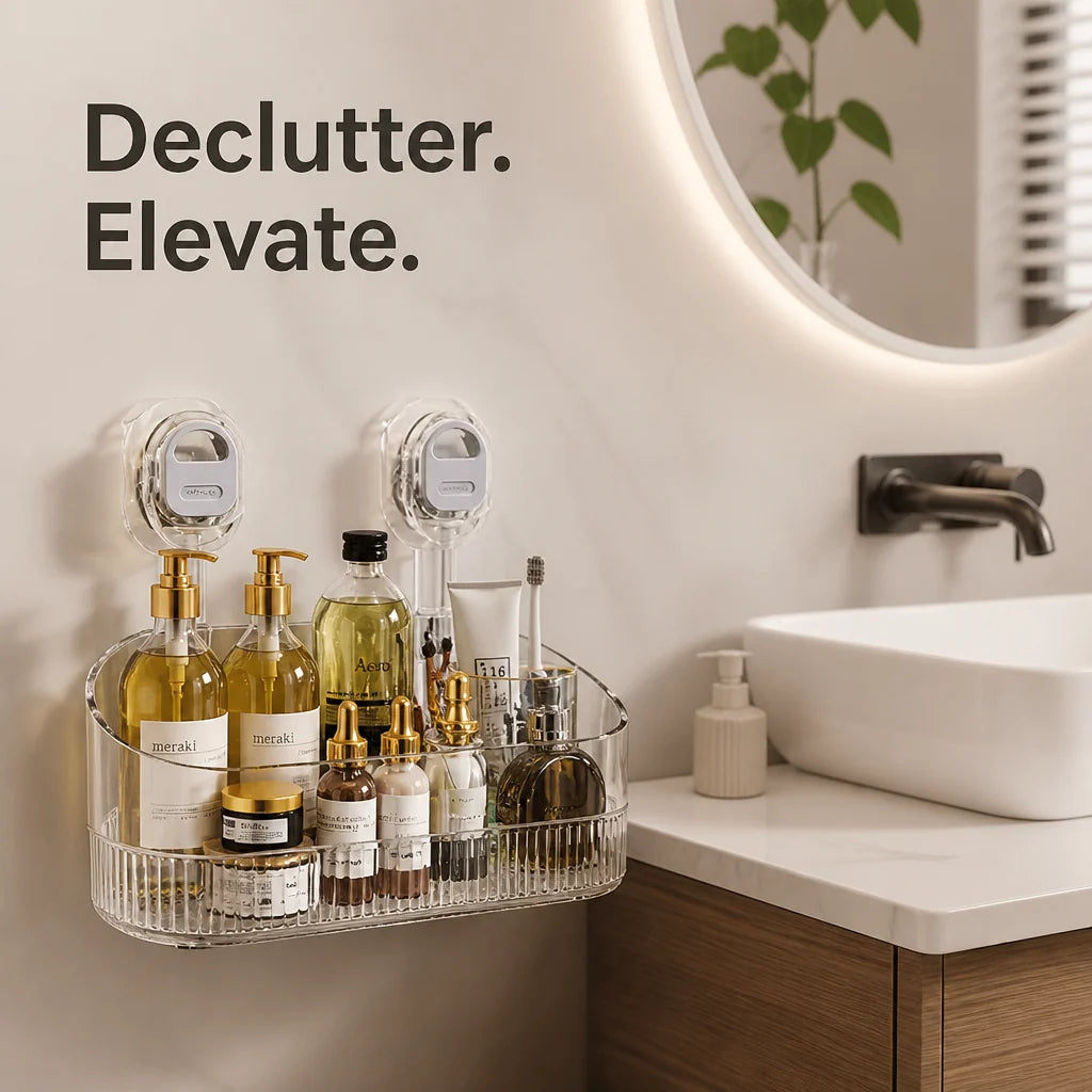 BathDock™ — Instantly Clear Chaos and Enjoy a Spotless, Stress-Free Bathroom