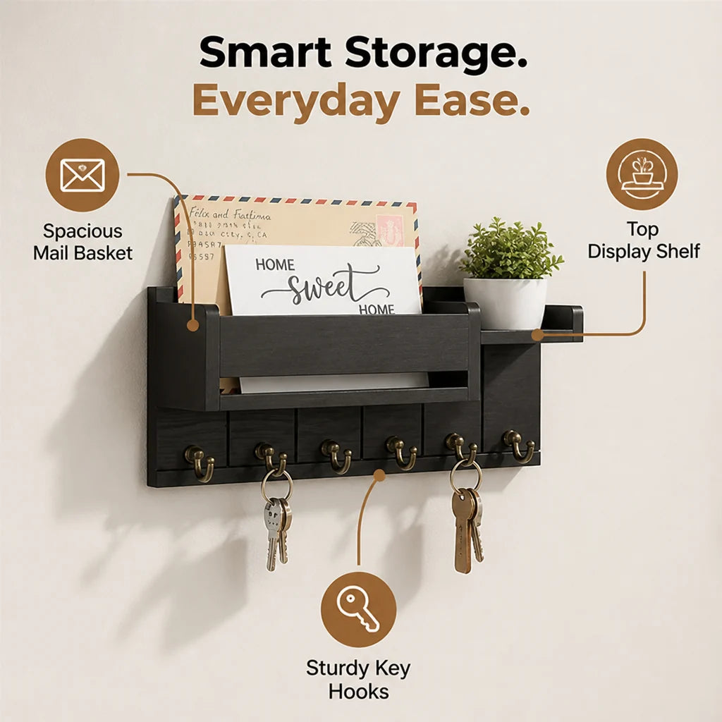WallCaddy™ Wall Organizer — Transform Chaos into Calm and Never Lose a Thing Again