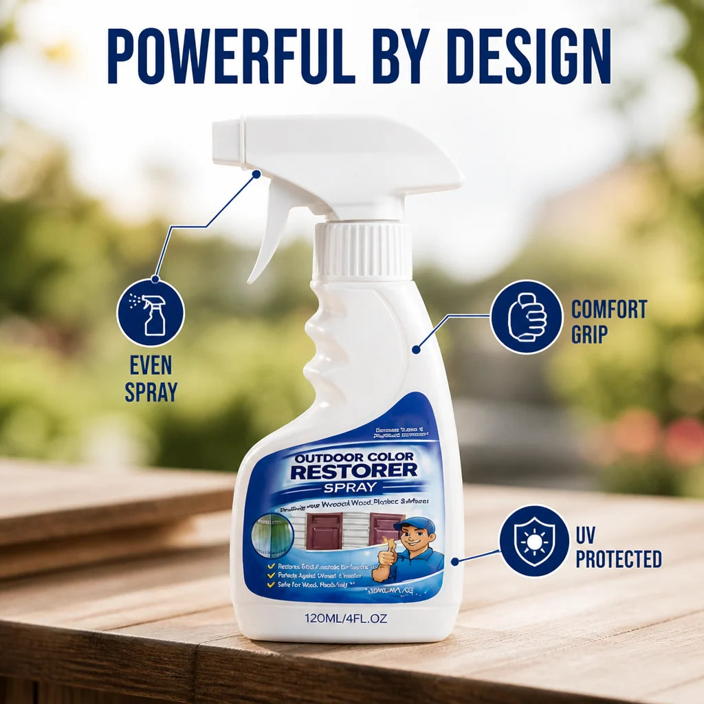 TimberSatin™ Wood Radiance Spray — Bring Dull, Weathered Wood Back to Stunning, Sun-Protected Life