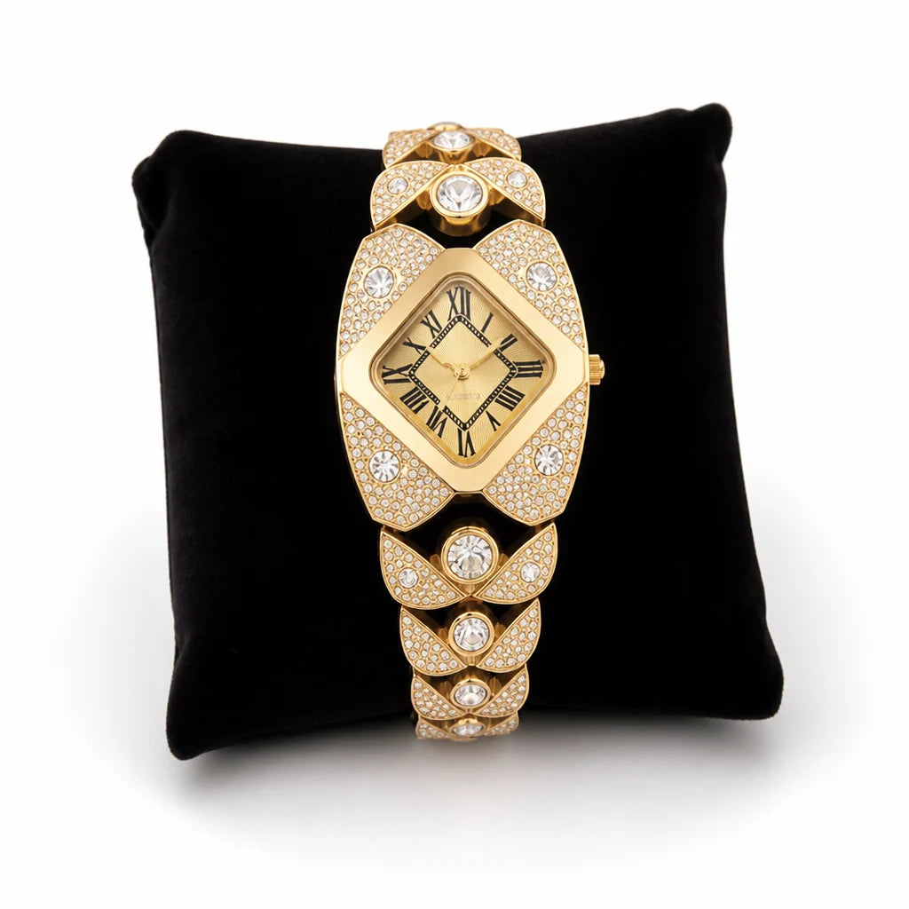 Aurelia™ Quartz Bracelet Watch — Command Every Room with Dazzling Confidence and Timeless Precision