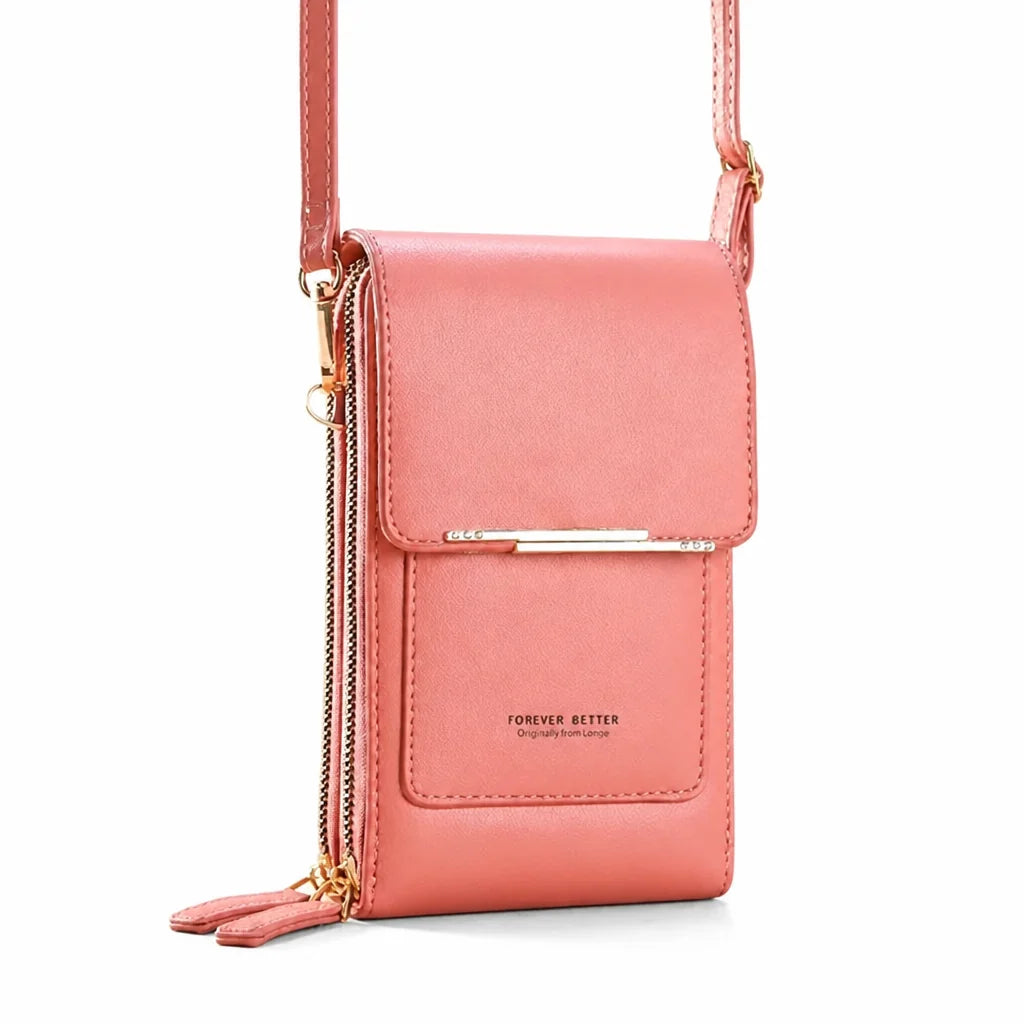 ScreenCaddy™ Touchscreen Crossbody Wallet — Stay Effortlessly Connected and Secure Wherever Life Moves You