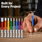 Hexivaro™ Magnetic Screwdriver Bit Set — Never Drop a Screw, Master Every Job with Confidence (8pcs)