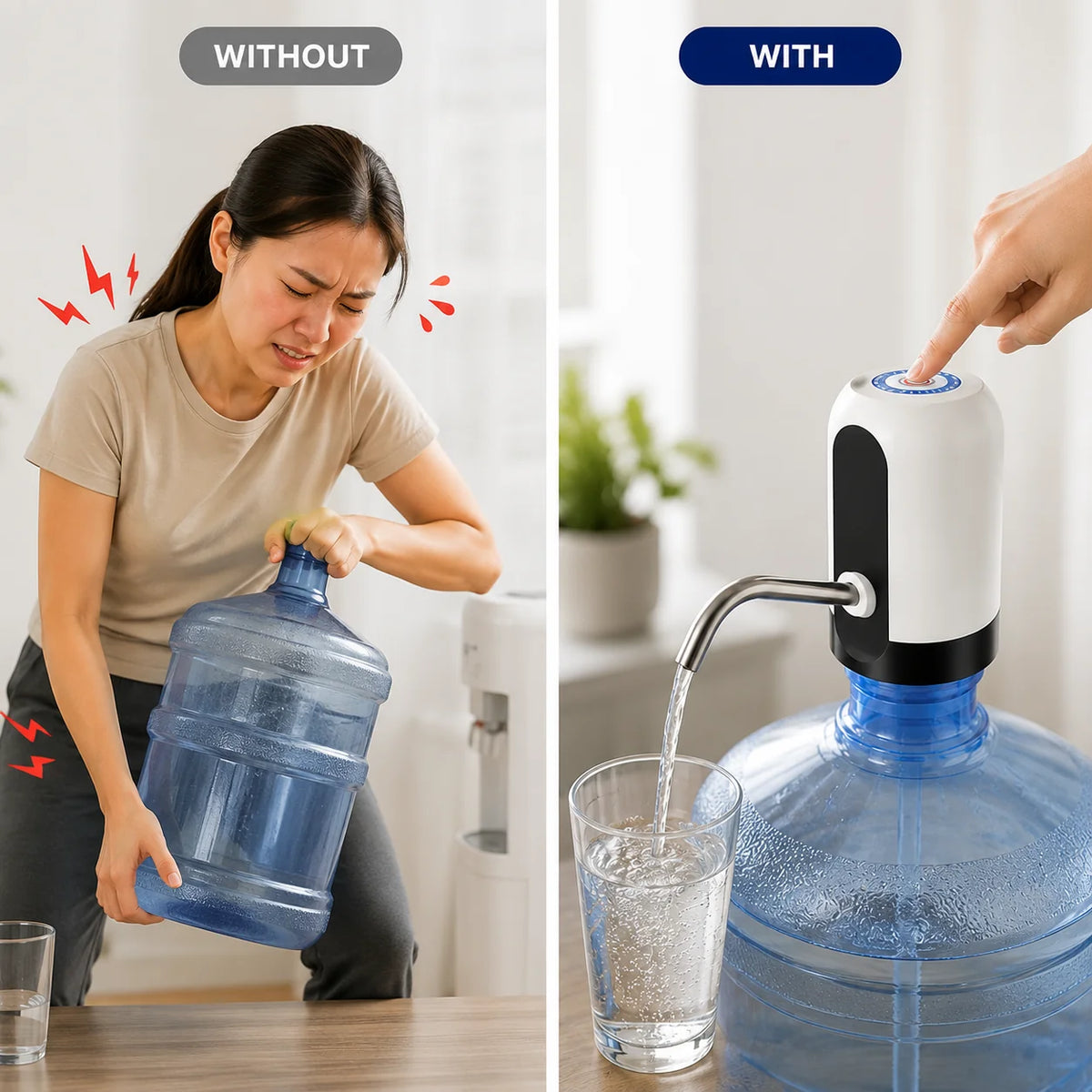 HydroDock™ — Effortless Water Anytime, No Lifting, No Spills