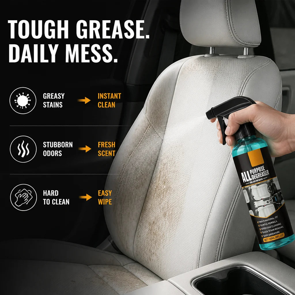 GrimeVolt™ Multi-Surface Degreaser Spray — Blast Away Grease and Enjoy Instant, Sparkling Clean Refreshment