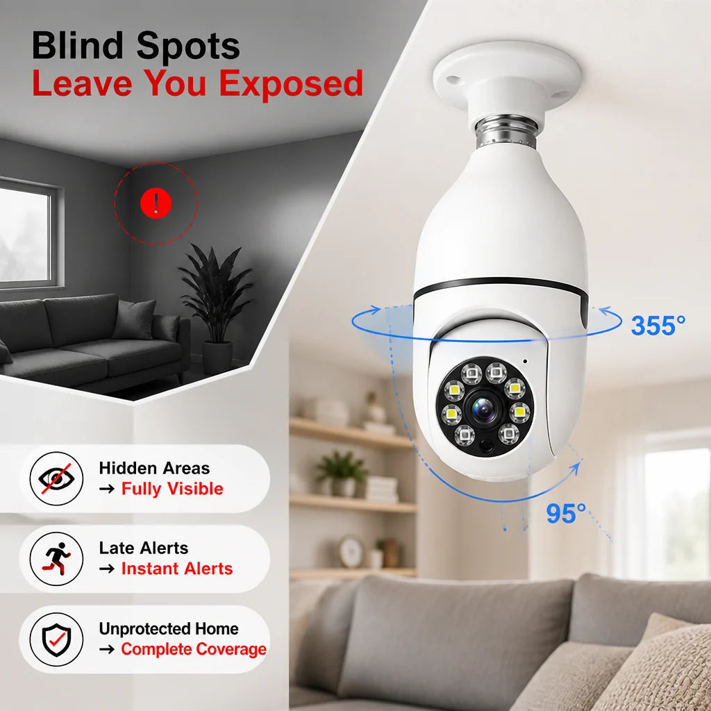 Homi360™ — Effortless 360° Home Security That Puts You in Control Night and Day