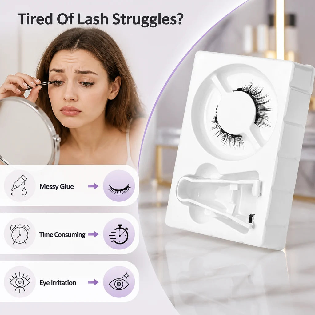 GazeClip™ — Snap On Striking Lashes That Boost Your Confidence Instantly