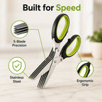 ChopBloom™ Herb Scissors — Slice Faster, Feel the Joy of Effortless Prep