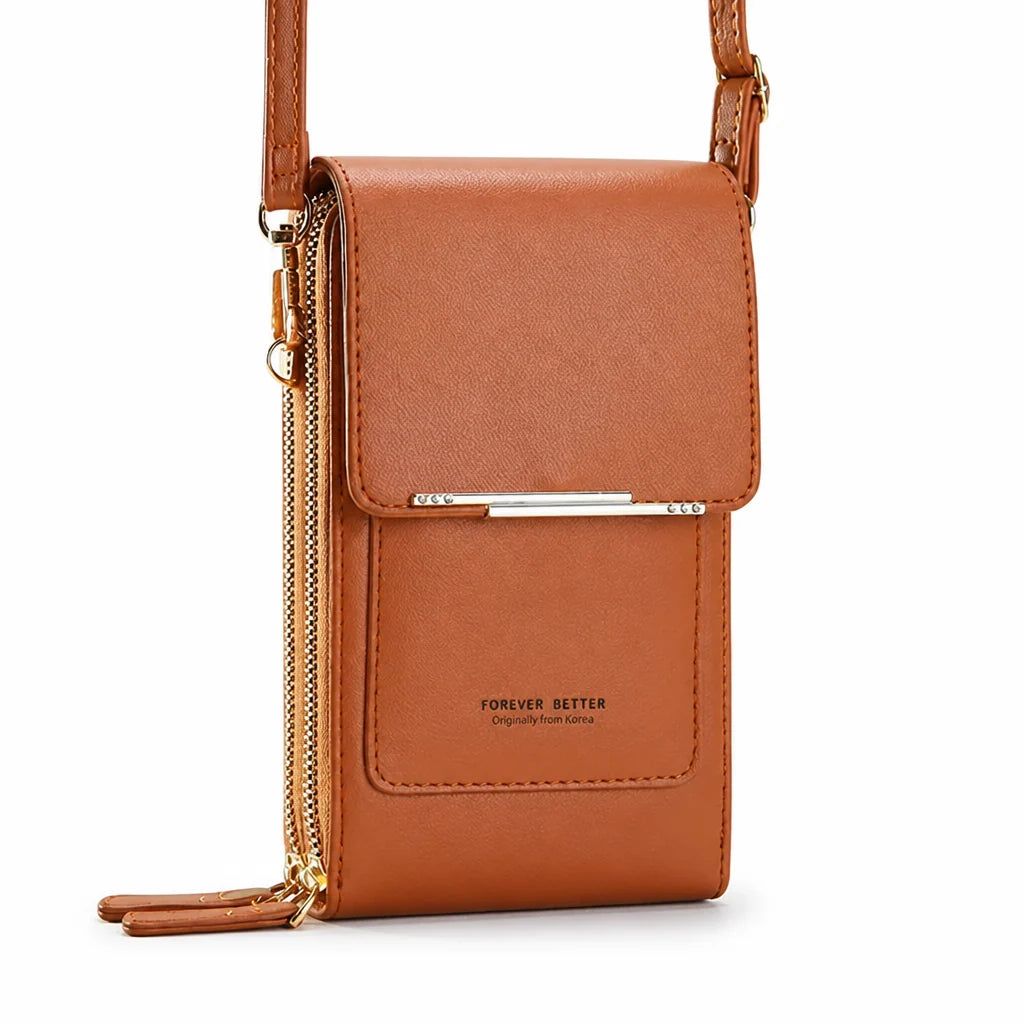 ScreenCaddy™ Touchscreen Crossbody Wallet — Stay Effortlessly Connected and Secure Wherever Life Moves You