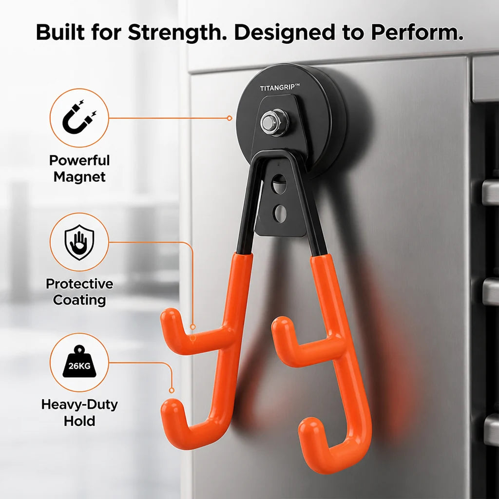 TwinMag™ Magnetic Double-Claw Hook — Harness Unbreakable Strength to Command Your Space with Confidence