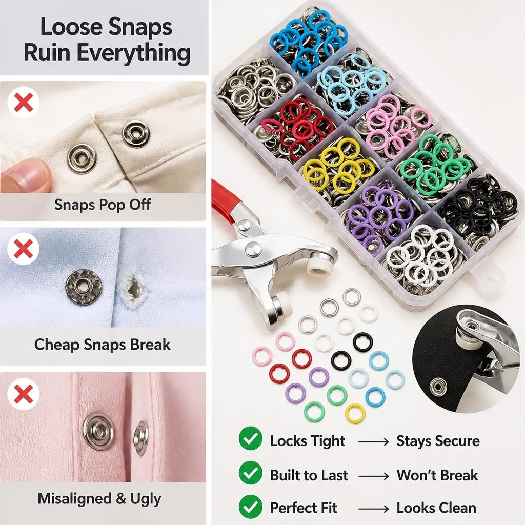 VividSnap™ — Snap On Professional-Grade Style and Strength Every Time