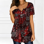 Lunessa™ V-Neck Top — Breeze Through Your Day in Effortless Cool Confidence