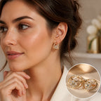 Calyvre™ Double Hoop Earrings — Command Every Room with Effortless Glow and Weightless Confidence