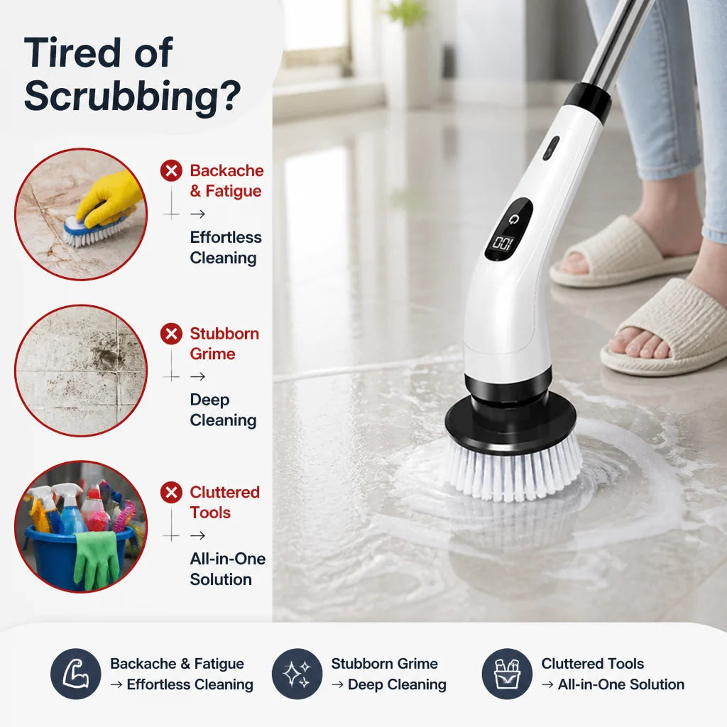 BrightBristle™ — Lift Stubborn Messes With Effortless Power