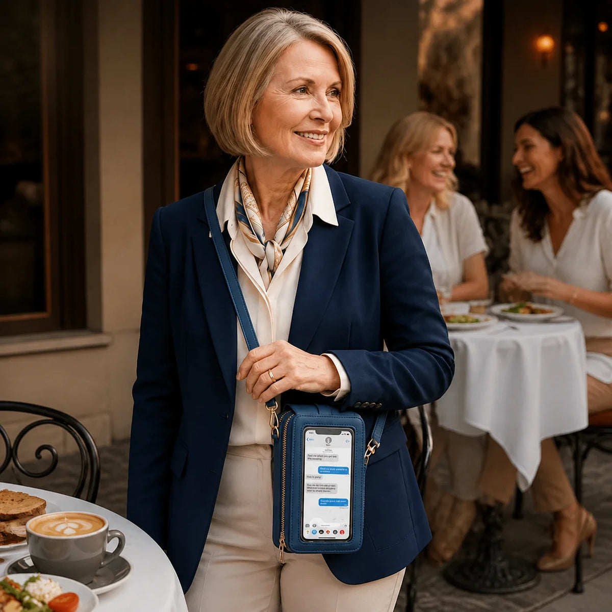 ScreenCaddy™ Touchscreen Crossbody Wallet — Stay Effortlessly Connected and Secure Wherever Life Moves You