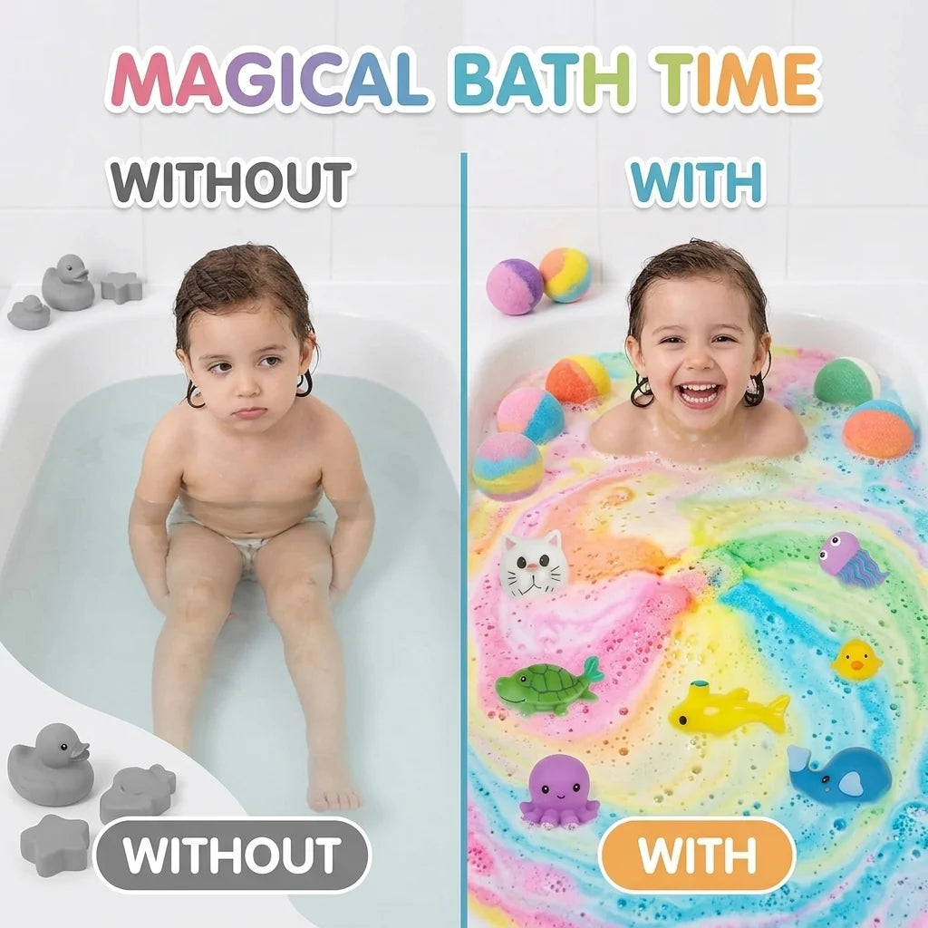BubblyOrbit™ — 6pcs Transform Bath Time into a Magical Escape That Refreshes Your Skin and Sparks Pure Joy