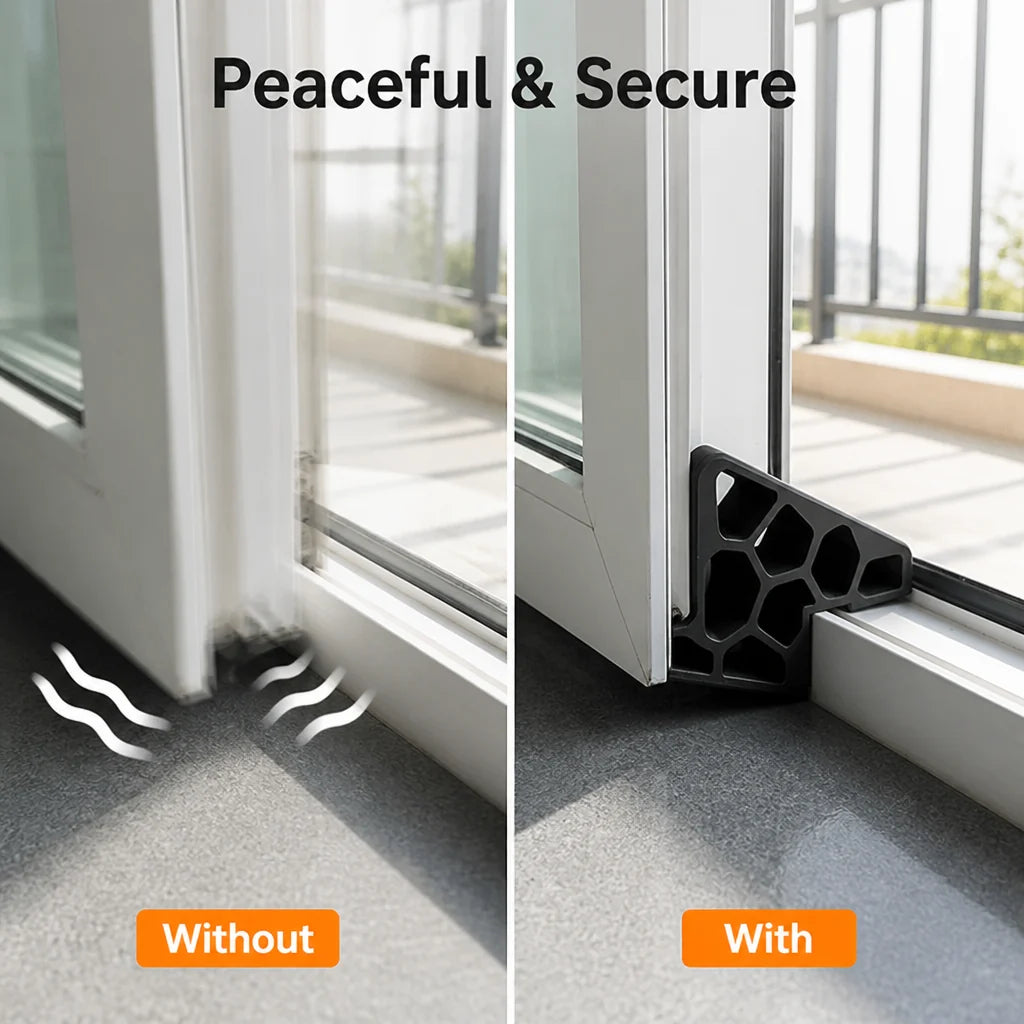 GlideGuard™ — Silence Shaking, Secure Fresh Air, Sleep Peacefully Tonight