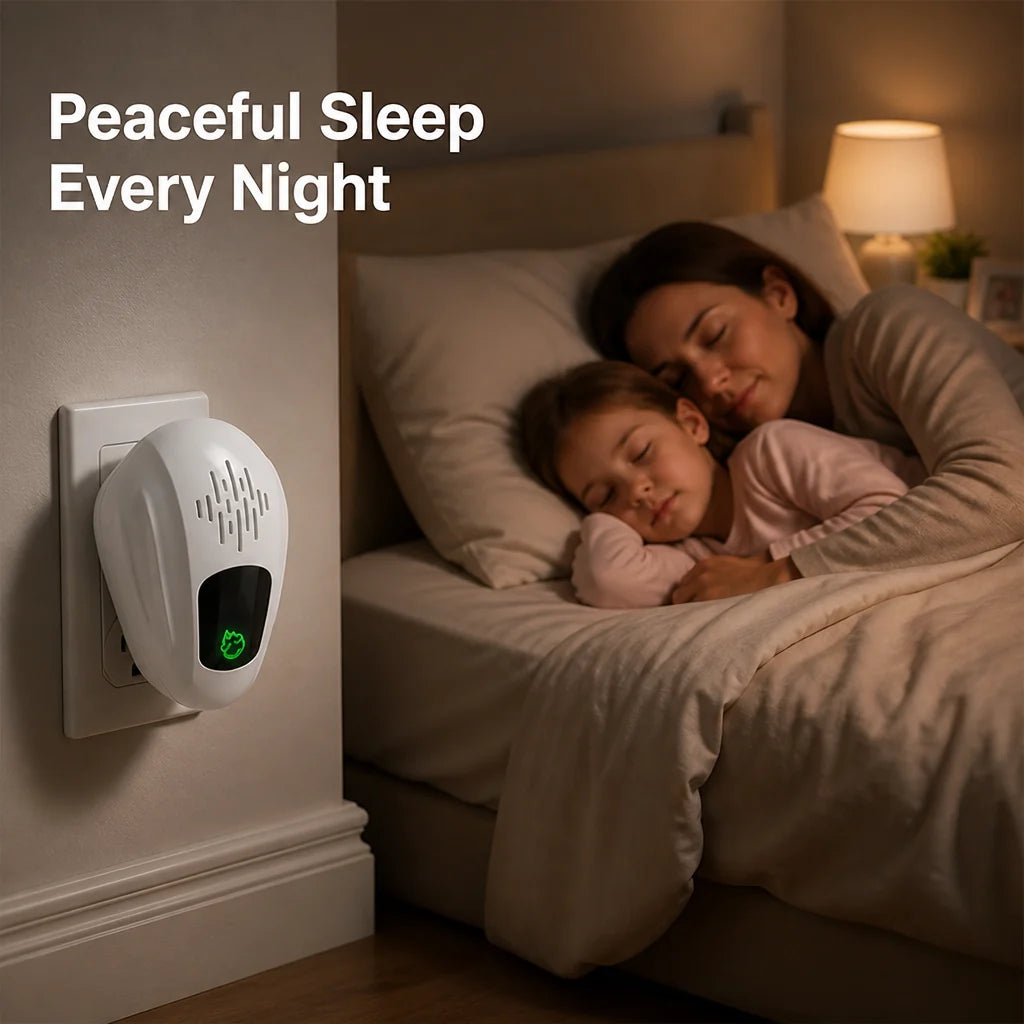 VibeGuard™ — Quietly Lock Out Pests and Reclaim Restful Nights