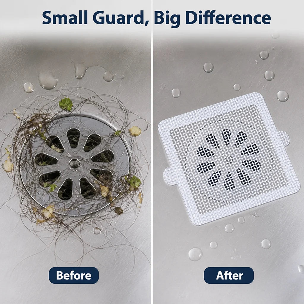 ClearFlowGuard™ — Keep Your Drains Free, Fresh, and Pest-Proof Without Lifting a Finger