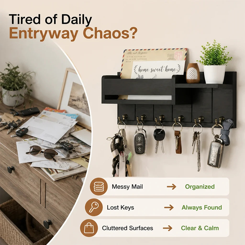 WallCaddy™ Wall Organizer — Transform Chaos into Calm and Never Lose a Thing Again