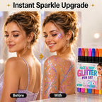 GlimmerPair™ 24-Colour Dual-Tip Marker Set — Add Sparkling Dimension to Every Creation