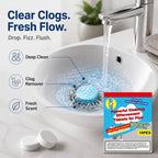 ClariFlow™ Effervescent Tablets — Effortless Fizzing Power That Clears Clogs and Refreshes Your Home Instantly