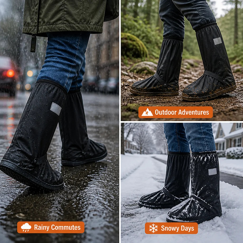 Stormelle™ Waterproof Boot Covers — Stay Dry and Confident, No Matter What the Weather Throws Your Way