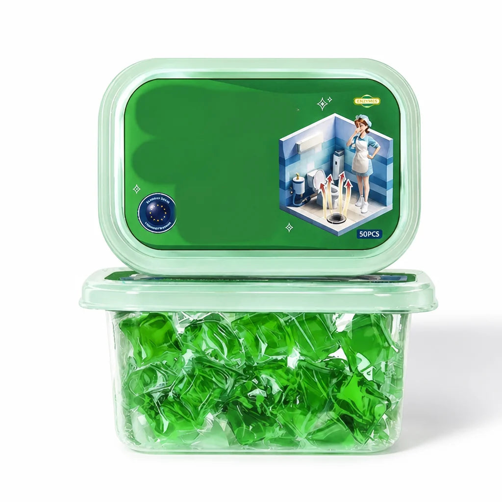 Freshora™ Pods — Instantly Erase Drain Odors and Bask in Pure, Effortless Freshness