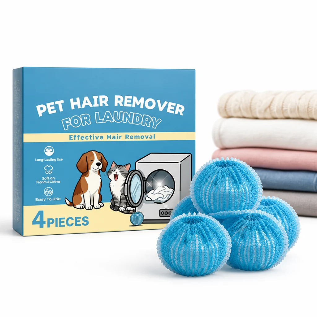 VelvetScrub™ Laundry Balls — Say Goodbye to Stubborn Pet Hair and Hello to Fresh, Flawless Clothes Every Wash