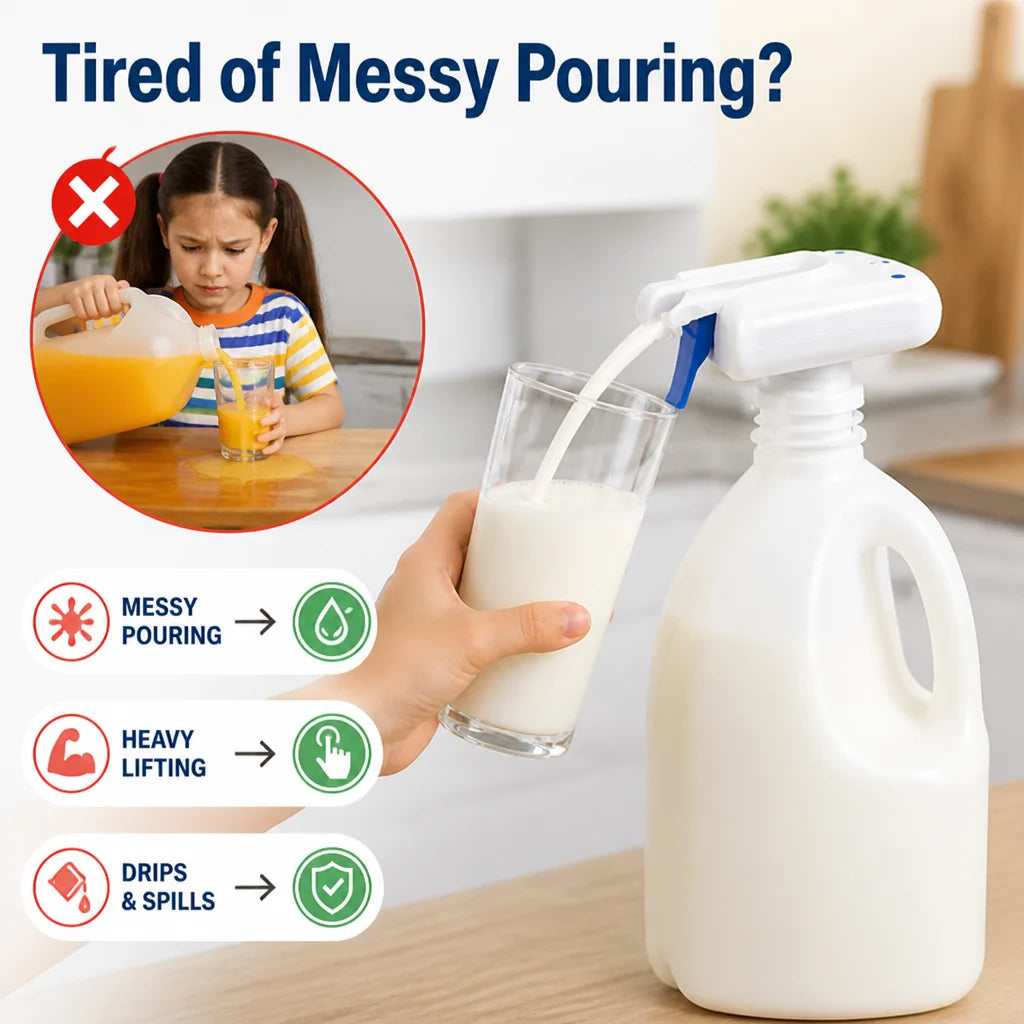 DripDock™ — Effortless, Spill-Free Pouring That Empowers Every Hand