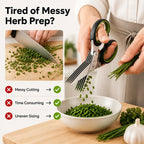 SwiftChop™ Herb Scissors — Slice Faster, Feel the Joy of Effortless Prep