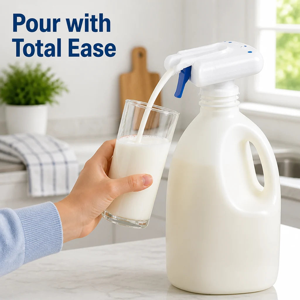 FlowHinge™ — Effortless, Spill-Free Pouring for Everyone, Anytime